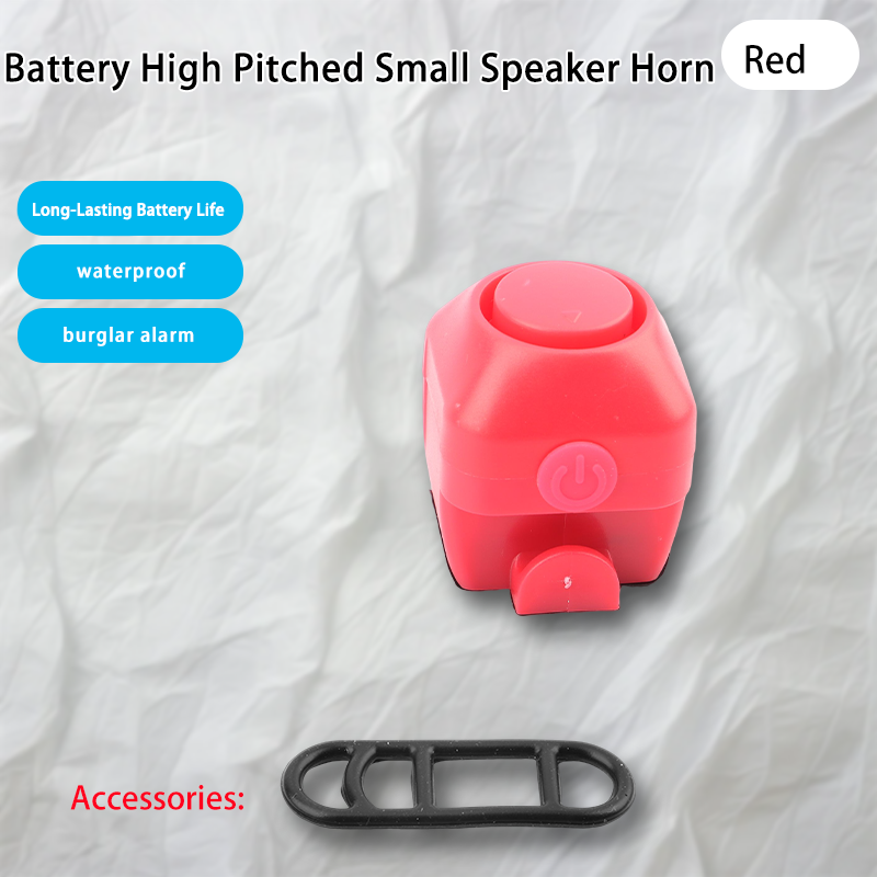 Tweeter à batterie [petit haut-parleur] - Rouge