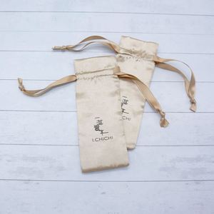 Fabric <b>Bags</b> Packaging Drawstring Gift Dust Customized Luxury Pouch <b>Bag</b> <b>Small</b> Satin Drawstring Pouch - Product Image 6