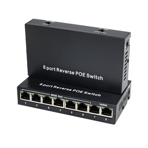 Gigabit 3km 10/100/1000Mbps quang thu phát phương tiện truyền thông chuyển đổi 8-Port đảo ngược điện <span class=keywords><strong>Ethernet</strong></span> (PoE) FTTH 4 gam Wifi RJ45 - Product Image 1