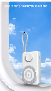 <span class=keywords><strong>Batterie</strong></span> externe compacte personnalisée 10000mAh avec charge magnétique sans fil, vente en gros, PD 22.5W, Magsafered Powerbank - Product Image 4