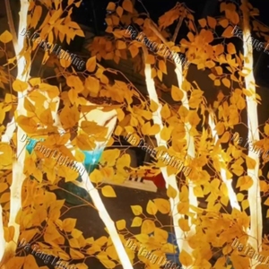 White Birch <b>Tree</b> Lights for Outdoor Parks Shopping Malls Resorts Festivals and Commercial Landscape Holiday Displays - Product Image 3