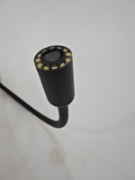 Kamera Inspeksi Kebakaran Industri 5M Tiang Karbon Dapat Diperpanjang WiFi 4K Layar Sentuh Kamera Selang 23mm dengan 12 Lampu LED