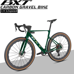 Vélo de gravier en fibre de carbone BXT 2026 T1000 avec jeu de roues en fibre de carbone 055 et rayons en carbone, compatible GRX RX820 1x12S/<span class=keywords><strong>Ultegra</strong></span> Di2 R8170 2*12S - Product Image 1