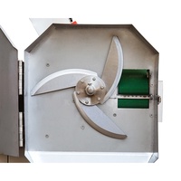 Cortador de Patatas Multifuncional, Rebanador de Verduras Automático, Picador de Acero Inoxidable, Procesador de Alimentos Eléctrico de Doble Cabezal, Comercial