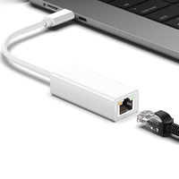 Adaptador Ethernet clásico USB 2.0 a RJ45, tarjeta de red con cable sin controlador de 100Mbps para conexión estable de computadora portátil de escritorio