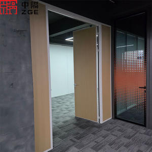 Panneaux acoustiques modernes à double vitrage transparent avec cadre structurel en aluminium pour la planification des espaces <span class=keywords><strong>de</strong></span> <span class=keywords><strong>travail</strong></span> et les cloisons <span class=keywords><strong>de</strong></span> bureau - Product Image 4