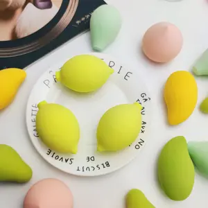 Professional Cosmetic Makeup Sponge Beauty Egg Makeup egg with fruit-shaped sponge