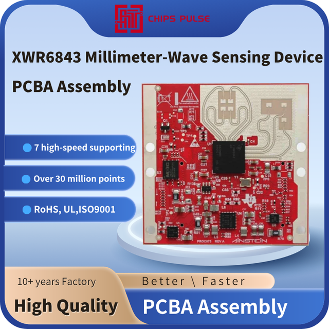 XWR6843 Millimeter-Wave Sensing Device PCBA Assembly