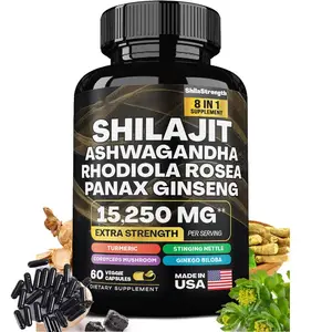 OEM自有品牌shilajit纯喜马拉雅提取物优质shilajit提取物粉末20% 黄腐酸