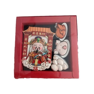 Chinese Style Refrigerator Magnets 3D Cartoon God Of Wealth Magnetic Stickers For Chinese New Year Decorations - Product Image 4
