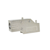 Connecteur D-Sub personnalisé avec capot métallique, 9 broches, 90 degrés, mâle/femelle, à souder
