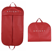 Housse de rangement pliable en tissu non tissé écologique pour veste, manteau, robe de mariée, costume homme, avec impression de logo personnalisé