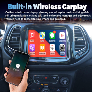 Pantalla Qled de 8,4 pulgadas Android 13 Carplay para Jeep Compass 2017 <span class=keywords><strong>2018</strong></span> 2019 Radio de coche reproductor de vídeo Multimedia navegación GPS ESTÉREO - Product Image 5