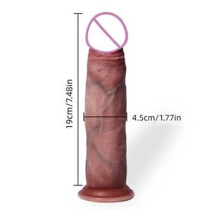 <strong>Hot</strong> Sale Thrusting Telescopic Silicone Dildo Big <strong>Penis</strong> Suction Cup Sex Toys for Women Vaginal Stimulation - Product Image 2