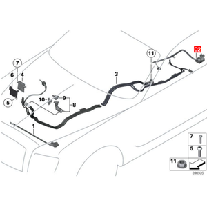 61129217033 Câble de <span class=keywords><strong>batterie</strong></span> à borne positive pour pièces automobiles <span class=keywords><strong>BMW</strong></span> Séries 3/4 G28 G26 G80 G22 G20 G82 318i <span class=keywords><strong>320d</strong></span> Vente directe usine - Product Image 6
