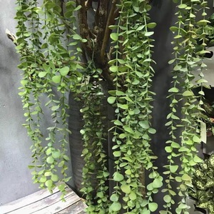 Guirnalda de <span class=keywords><strong>Eucalipto</strong></span> <span class=keywords><strong>Artificial</strong></span>, Planta <span class=keywords><strong>Artificial</strong></span> Colgante para Decoración de Bodas y Hogar - Product Image 4