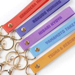 Custom Logo Carabiner Keyring Wristlet Keychain Wrist Lanyard for Promotional Keys Women's Keyrings Wristlet Strap - Product Image 2