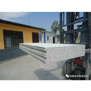 Sıcak satış 75X610mm hafif Myanmar Eps Fiber çimento sandviç duvar Panel yapma makinesi