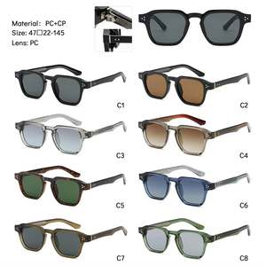 Gafas de Sol Cuadradas con Marco Pequeño Retro de Moda 2025 con Logotipo Personalizado, Gafas de Sol Poligonales Irregulares TR90 Unisex - Product Image 5