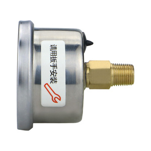 Nhà sản xuất chuyên nghiệp 40 mét thủy lực áp lực dòng chảy kiểm tra Nhiều phạm vi thép không gỉ nhà ở 16 bar đo áp suất dầu - Product Image 3