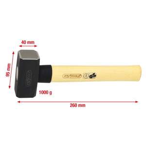 KS เครื่องมือ-ค้อนสโมสร142.5100ที่มีด้ามจับ Hickory-ค้อน4042146268483และสิ่วตะลุมพุก - Product Image 2