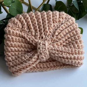 Gorro de tela de invierno 2025 para bebés y niños pequeños, bonito <span class=keywords><strong>turbante</strong></span> infantil y gorro de punto para niños y niñas, Color sólido Simple, suave y cálido - Product Image 5