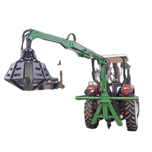 Grúa de Elevación Montada en la Parte Trasera con Enganche de 3 Puntos para Tractor Lovol, Maquinaria <span class=keywords><strong>Forestal</strong></span>, Utilizada para Recoger Fruta de Palma - Product Image 1