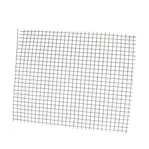 304 316 Stainless Steel Stone Woven Screen, Metal Lock Crimped Wire Mesh for Architectural Application