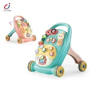 Chengji plastique montessori éducatif bébé apprentissage marcheurs pousser/tirer jouets marcheur pour bébés