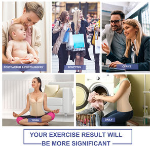 Femmes <span class=keywords><strong>Post</strong></span> <span class=keywords><strong>Partum</strong></span> Shaper Tummy Control Shapewear Vest Waist Trainer Vest Weight Loss Hot Sweat Body Shaper - Product Image 6