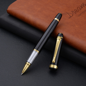 Baoer 302 serie pluma de marca personalizada ejecutivo clásico negro plata oro mejor escritura pluma estilográfica - Product Image 3