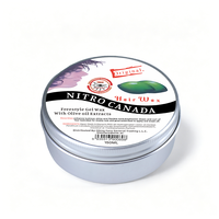 Cera per Capelli Professionale a Tenuta Forte Red One Style Aqua, Cera Modellante per Capelli con Etichetta Privata