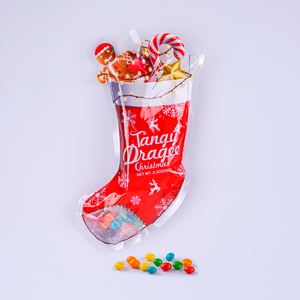 Nuovo arrivo frutta esotica aromatizzata <span class=keywords><strong>caramelle</strong></span> Bonbon in imballaggio di <span class=keywords><strong>natale</strong></span> calze con pupazzo di neve disegni gomma da masticare Halal per i bambini - Product Image 1