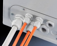 Presse-étoupe en nylon 1/2 pouces NPT étanche connecteurs de câble réglables Joints cordon de décharge de tension M20 raccords de conduits