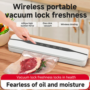 New USB Rechargeable Wireless Portable <b>Large</b> Suction Smart Touch Screen Household Automatic Kitchen Food <b>Plastic</b> Sealing Machine - Product Image 5