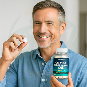 مكمل غذائي مخصص للبالغين يحتوي على فيتامينات ومعادن متعددة كالكالسيوم والمغنيسيوم والزنك وفيتامين د3، أقراص صحية بجودة غذائية - Product Image 4