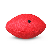 Ballon de football américain pliable classique en cuir composite personnalisé, haute qualité, couleur personnalisée, logo en relief, mini ballon de football