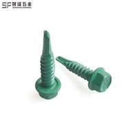 Vis autoperceuses/autotaraudeuses pour toiture en acier galvanisé haute durabilité, peinture fluorocarbone personnalisée, pour extérieur