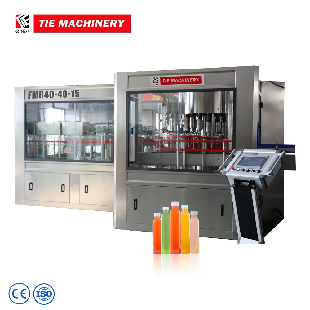 High Cost Performance Beverage Factory Automatic Plastic Bottle Water Juice Liquid Filling Capping Machine