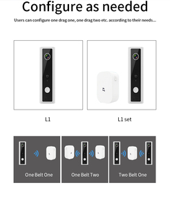 L1 WIFI hogar inteligente Dingdong timbre Cámara 120 ° súper gran angular inalámbrico batería PIR visión nocturna infrarroja 1080P HD <span class=keywords><strong>Viseo</strong></span> - Product Image 4