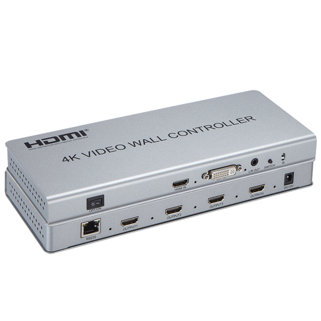 Wholesale 4-Way HD-MI Output 4K 2x2 Video Wall Processor Splicer Splitter Controller