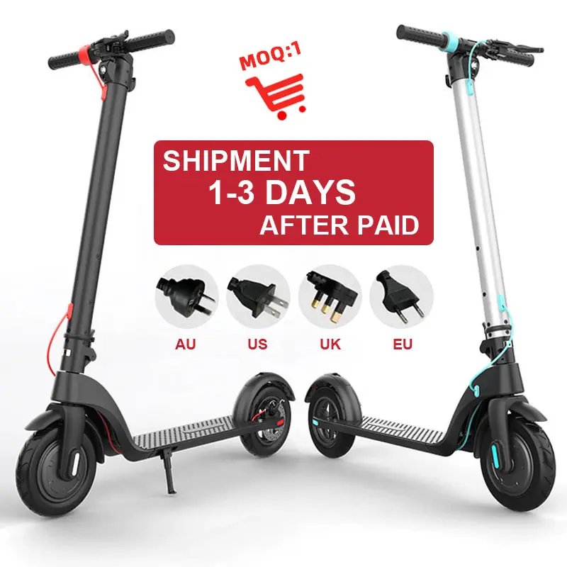 Best selling 8.5 10 inch tire X7 E-Scooter 350 Watts removable battery motor 25kmh high speed foldable electric scooter