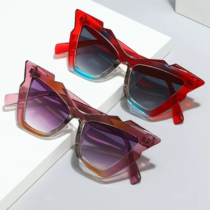 แว่นกันแดดพลาสติกขายส่งทรงแคทอาย แฟชั่น UV400 Y2K วินเทจ เรโทร สำหรับผู้หญิงและผู้ชาย รุ่นปี 2025 - Product Image 1