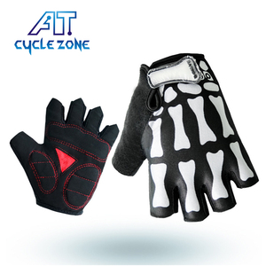 Ciclismo medio dedo nylon al aire libre esqueleto fantasma garra bicicleta <span class=keywords><strong>de</strong></span> monta&amp;ntilde;a al aire libre guantes <span class=keywords><strong>de</strong></span> nieve - Product Image 4