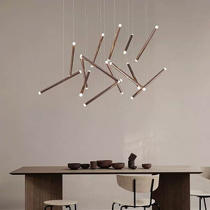 Lustre d'escalier Paramount en acier inoxydable SUS304 doré, avec cristaux en cascade effet météore, 3 couleurs changeantes, projet d'art luxueux et majestueux - Product Image 5