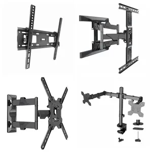 Suporte para tv de movimento completo 32-75, adesivo forte de parede, retrátil, motorizado 26-55 para montagem de tv