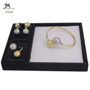 T0268 Offre Spéciale 2 couleur sandball 4 pièces ensemble <span class=keywords><strong>de</strong></span> bijoux - Product Image 3