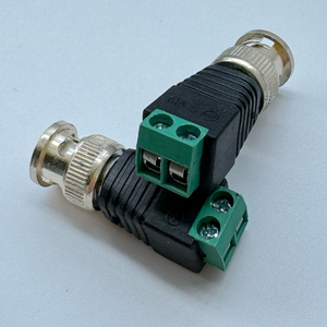 Dễ dàng để sử dụng an ninh giám sát phụ kiện 2 pin màu xanh lá cây thiết bị đầu cuối đồng trục BNC kết nối - Product Image 3