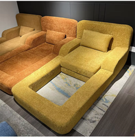 Kinder Modulares Ecksofa Hochdichter Schwamm Rahmenloses Stoffsofa Minimalistischer Stil Vakuumverpackt Wohnzimmer