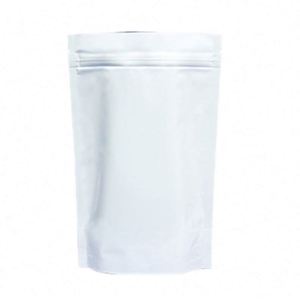 Sacs en plastique avec impression numérique de logo personnalisé, sacs à fermeture éclair noirs brillants 12x20cm, pack promotionnel - Product Image 3